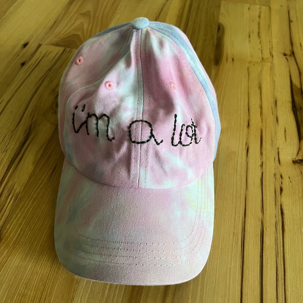 I’m A Lot Hat hand stitched